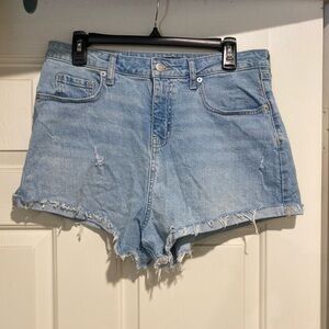 Wild Fable denim high rise rolled cuff shorts size 10R